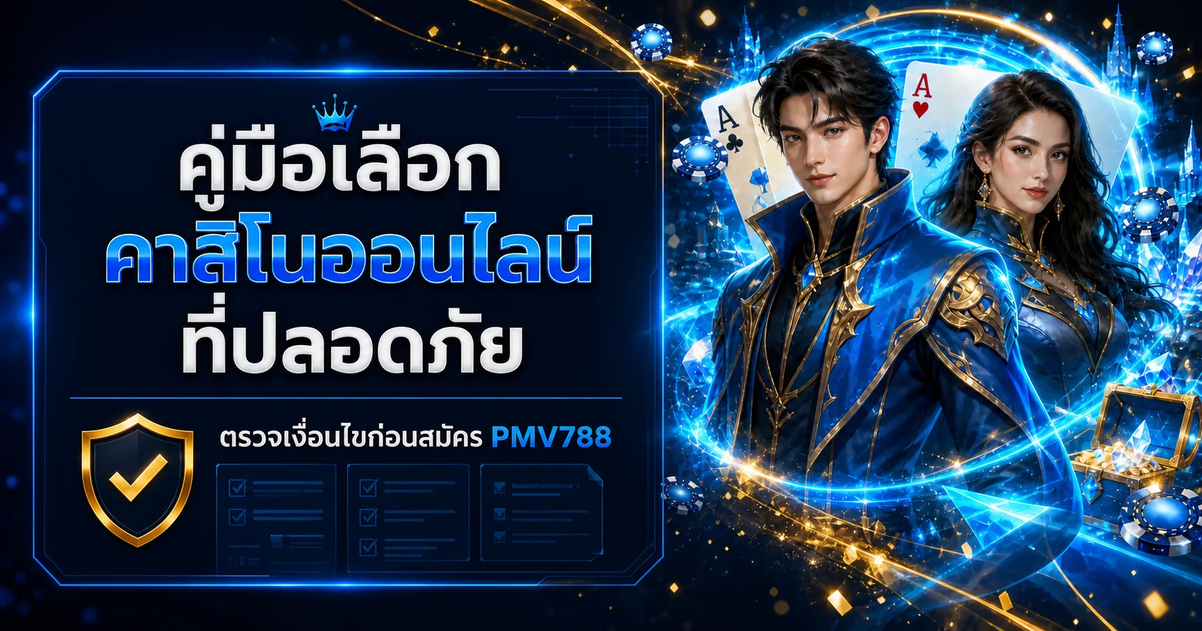 PMV788 วิธีเลือกคาสิโนออนไลน์ที่ปลอดภัยก่อนสมัคร